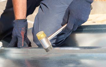 Newbrough metal flat roofing repairs